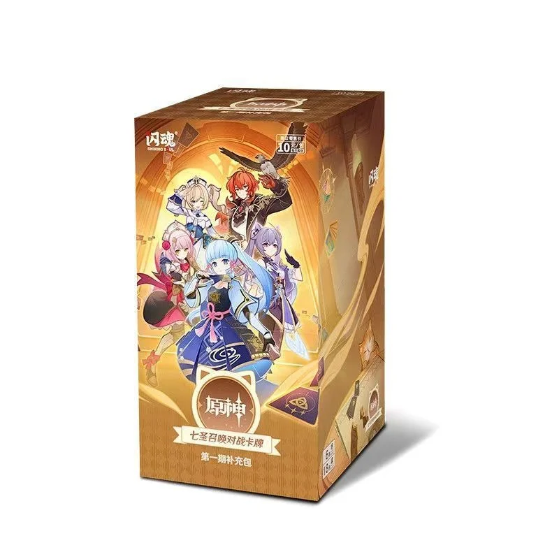 Genshin Impact Talent Summoning Collectible Card Game Shining Souls Season 1-4 Pre-built Deck Expansion Pack Collectible Gift