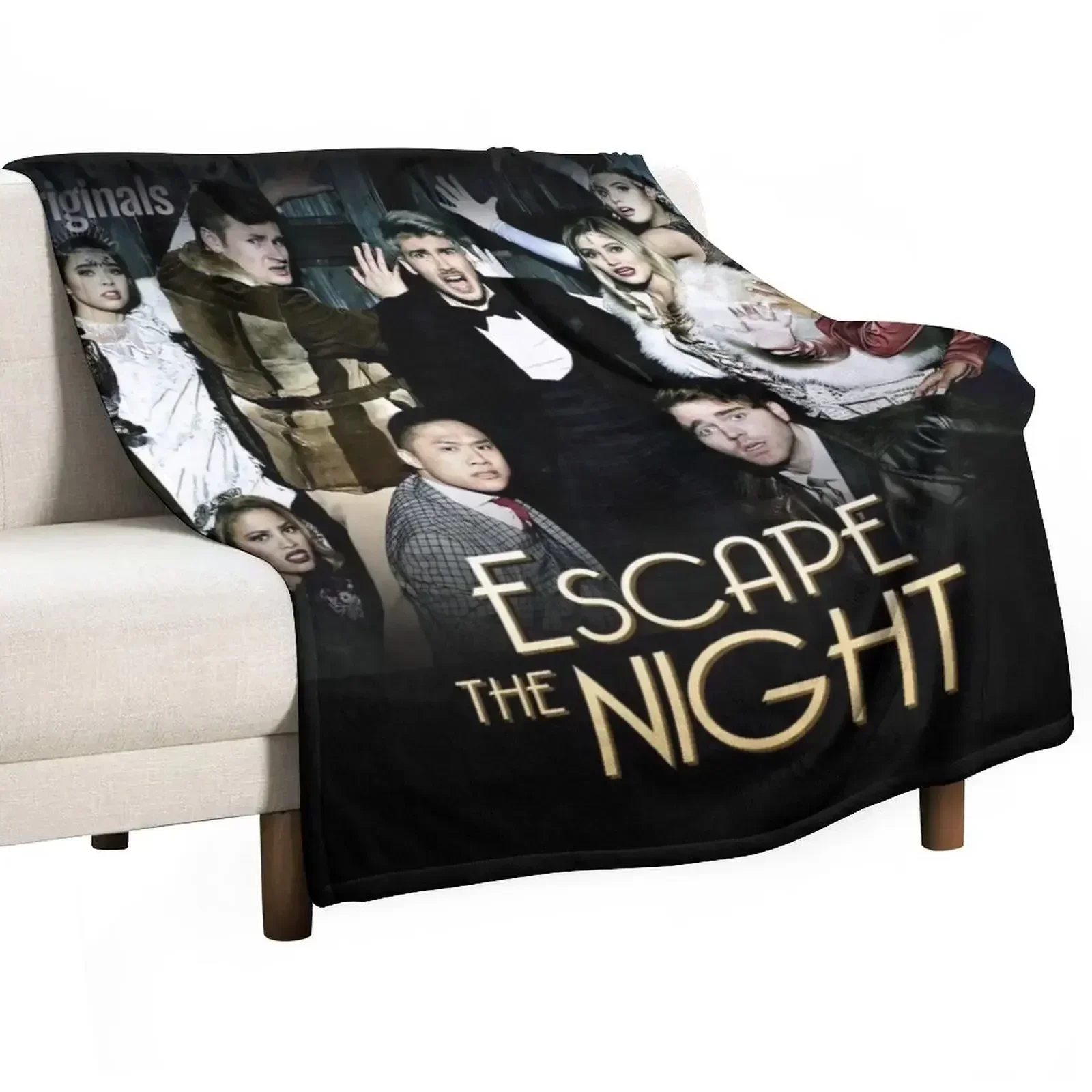 New Escape The Night Season 1 Throw Blanket Loose valentine gift ideas Multi-Purpose Blankets For Bed Kid'S Moving Blankets
