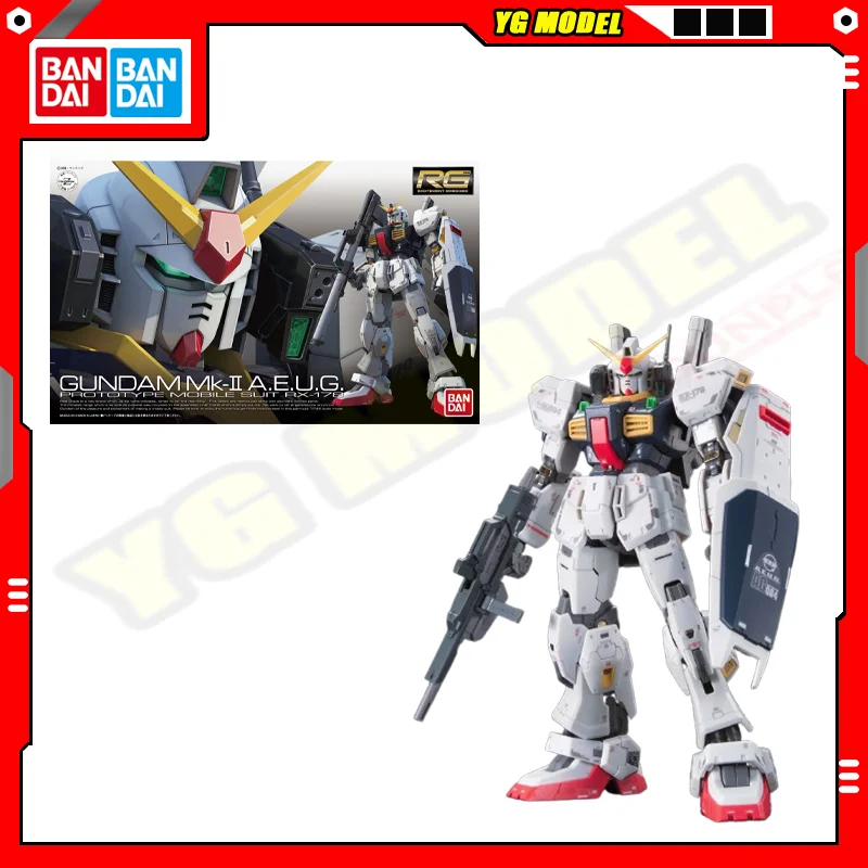 

BANDAI Gundam 1/144 RG Gundam Mk-II AEUG Version Prototype RX-178 Standard Model Kit Assembly Action Figures Model Original