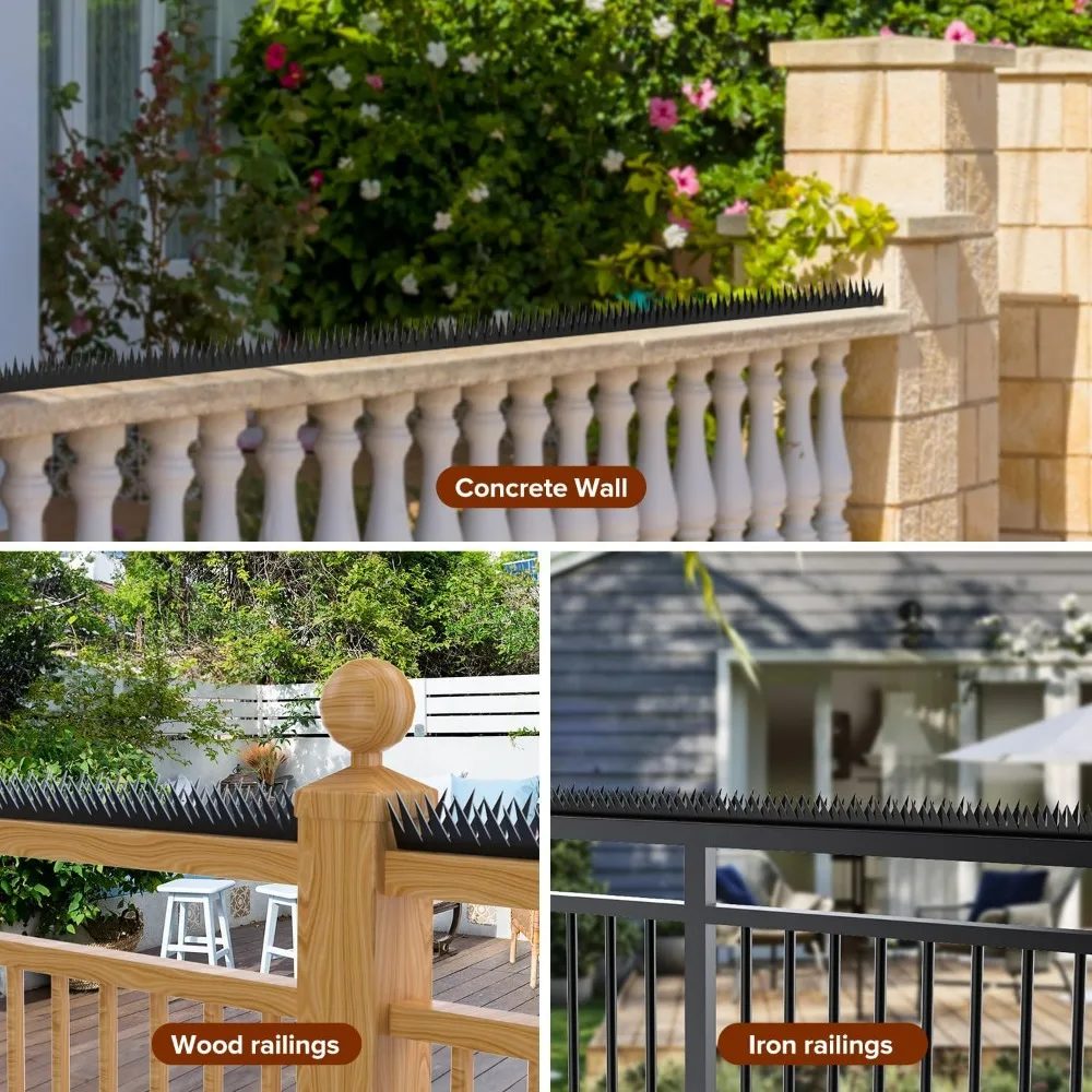 مسامير أمان للحائط الخارجية: رادع فعال للصوص والحيوانات على أسوار المنزل والحديقة #5