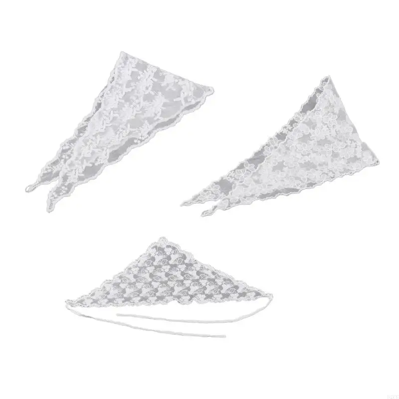 

62CC Spring Summer Travel Triangular Headscarf Stylish Women Photography Head Scarf