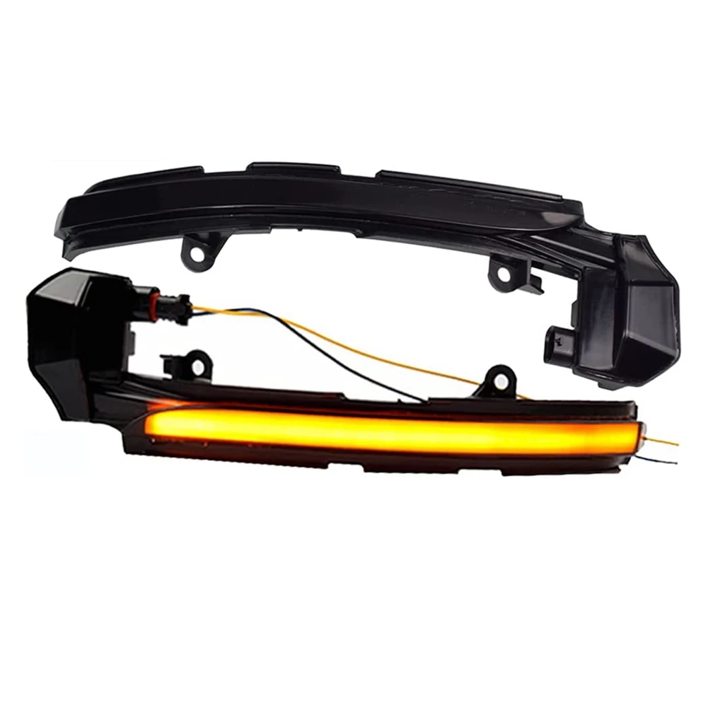 LED Dynamic Turn Signal Blinker Sequential Side Mirror Indicator Light for Jaguar XE XF XJ FType XKR I-PACE X250 X260