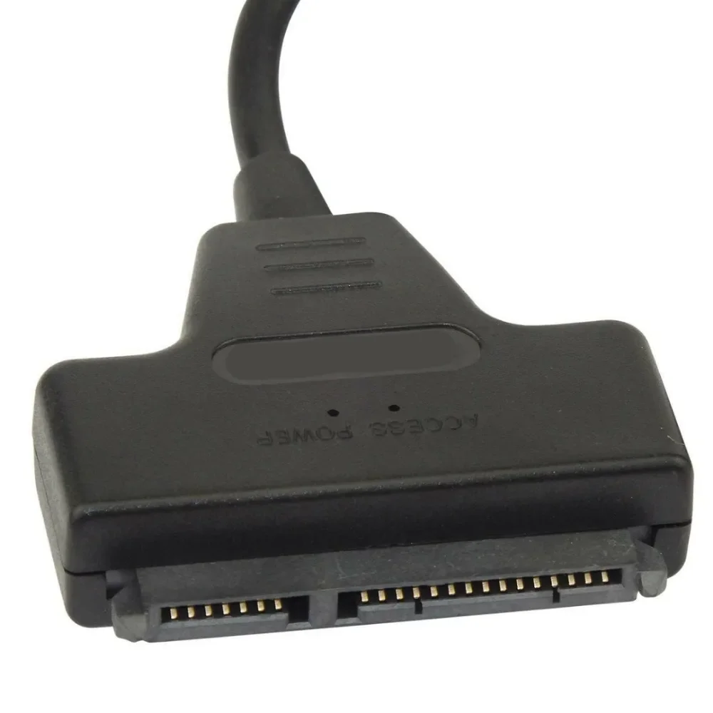 SATA to USB 2.0 Cable Adapter for 2.5" HDD SSD Hard Drive Connector 22 Pin 7+15 External Drive Converter Cloning Data Recovery view 4