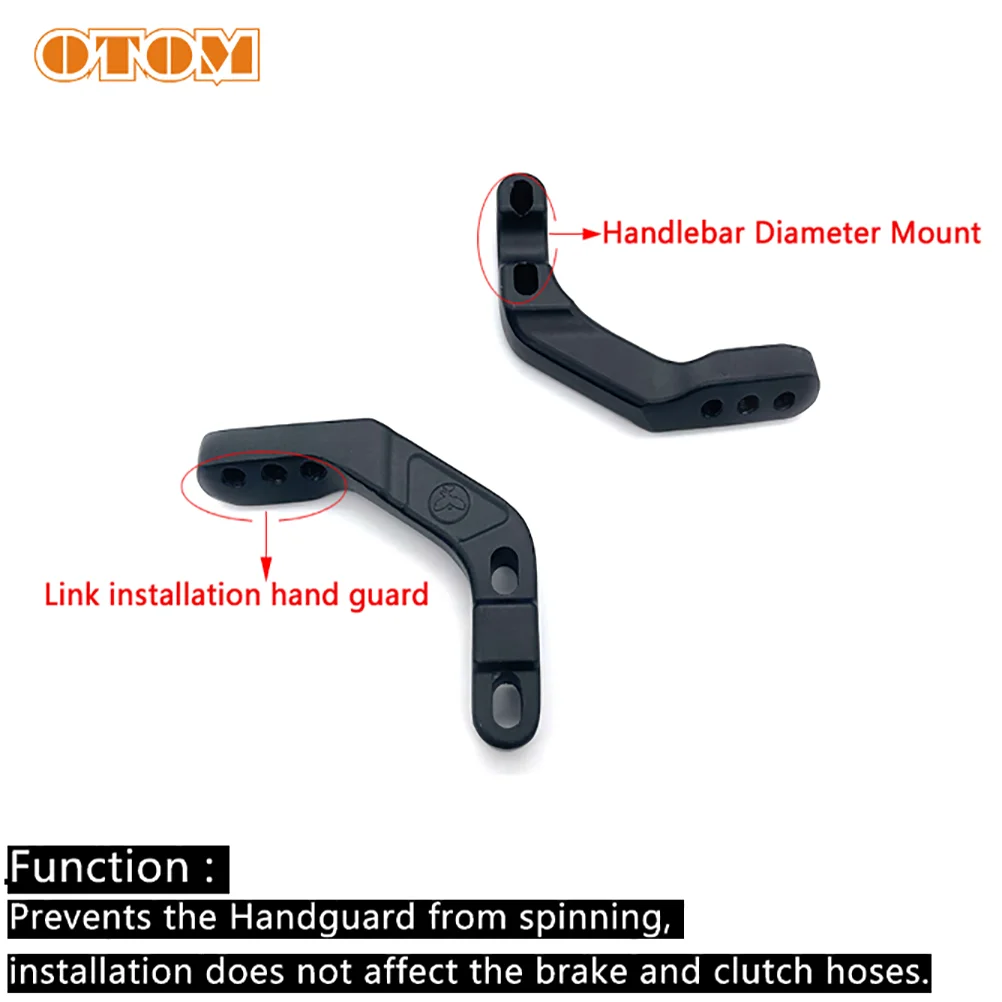 OTOM NEW Motorcycle Handguard Bracket Mount 22/28mm Handlebar Retrofit Support Hand Guard Clamp Universal Motocross Accessories