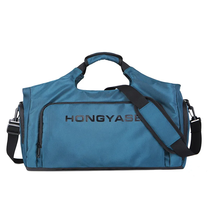 Fashion Lightweight Men Women Duffel Shoulder Bag Large Capacity Fitness Gym Bag With Shoes Pocket Male Hand Luggage Travel Bag