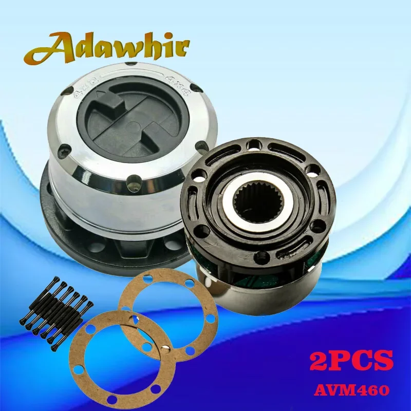 

2 Piece x For KIA Sportage Grand Retona Frontier Besta Bongo Ceres 4x4 Manual locking hubs B034 AVM460