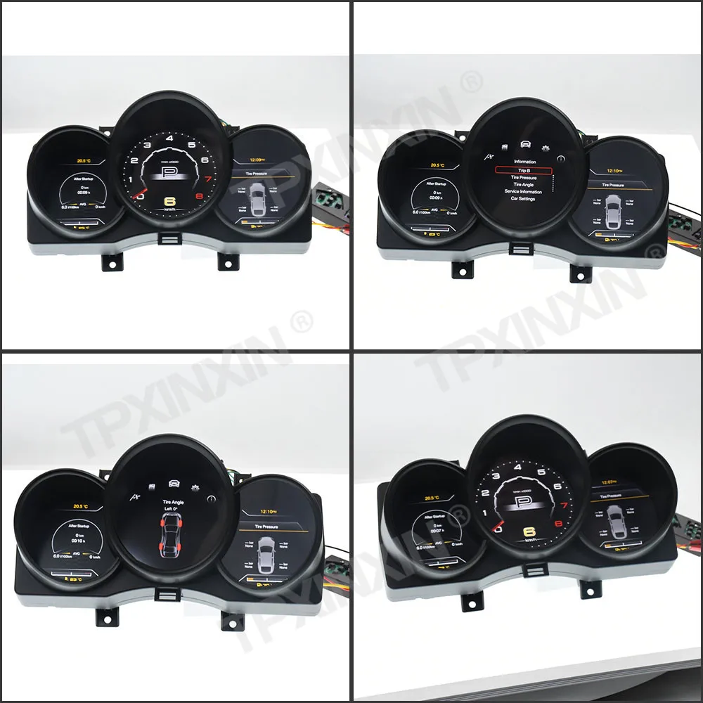 For Porsche 718 2011-2023 Digital Cluster Car LCD Dashboard Panel Virtual Cockpit Instrument Speedometer Screen Unit