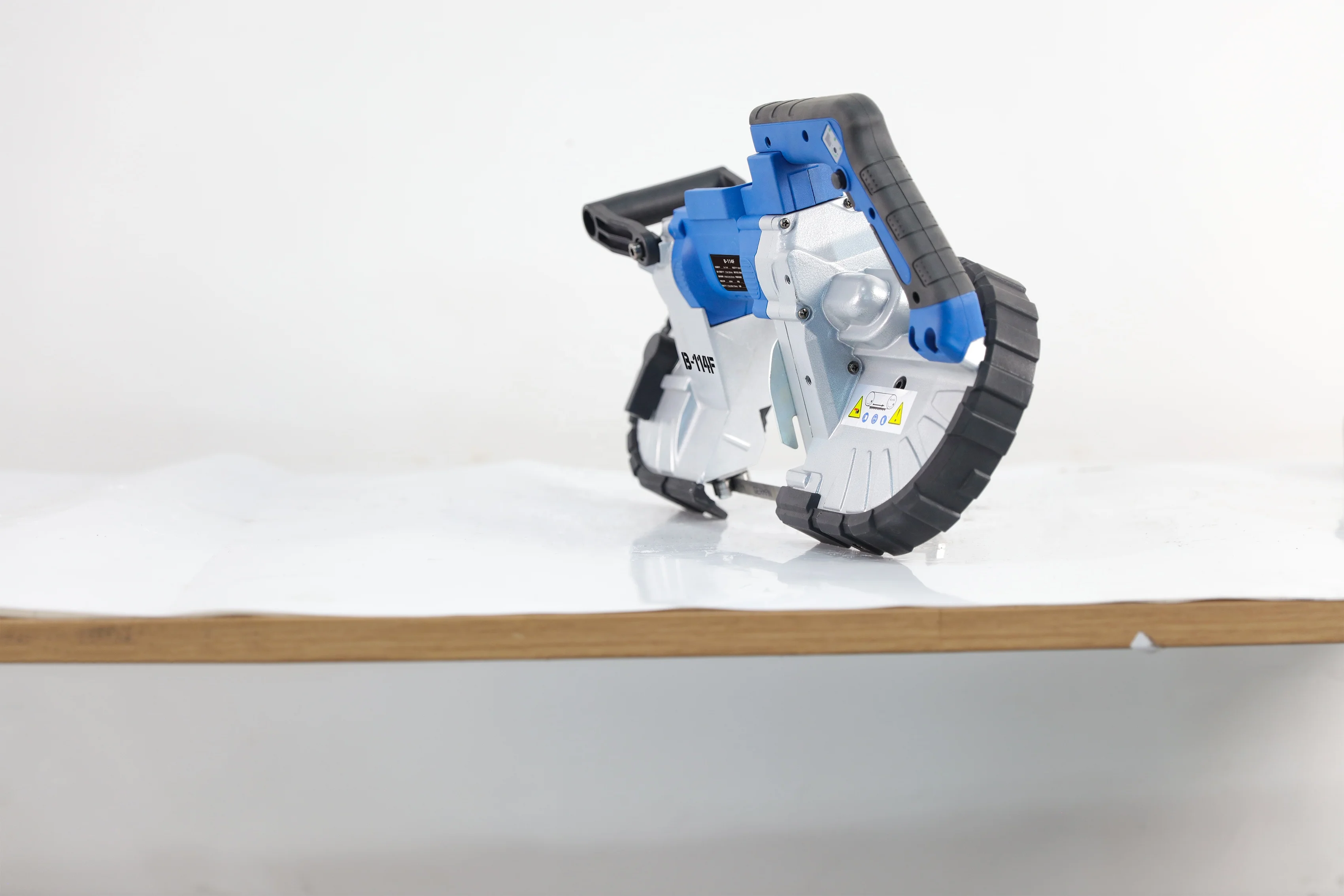 Multi-functional Small And Portable Band Saw Machine For Metal Foam PVC Wood Glass Fibre Cutting B-114F