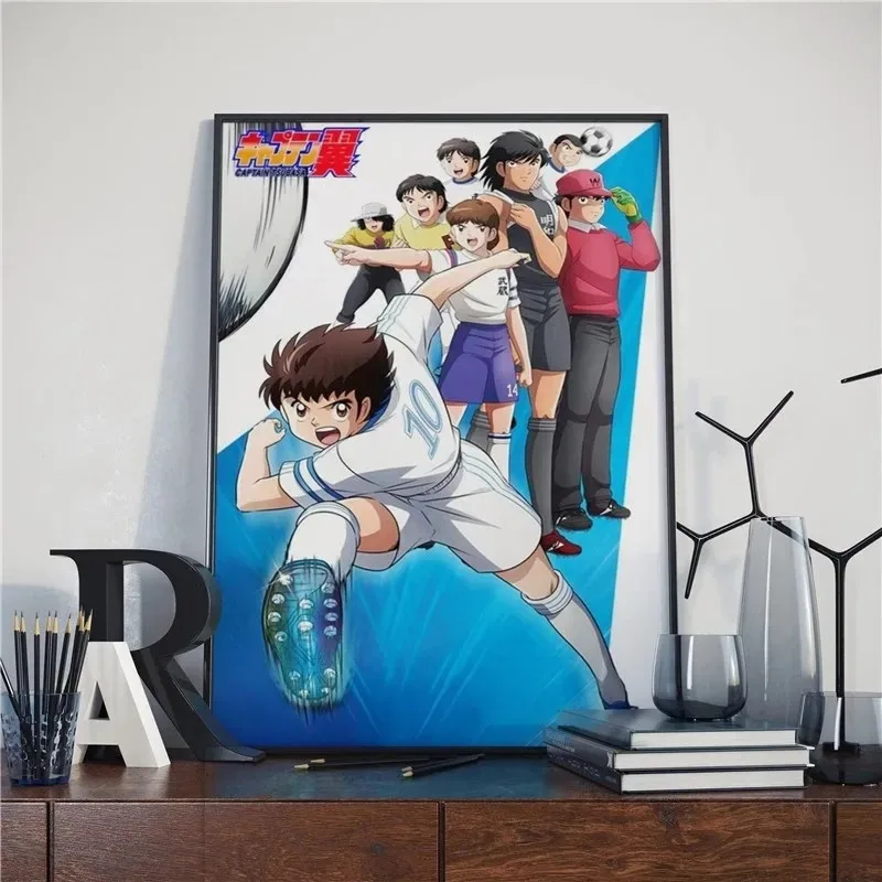 Japanes Eanime Captain Tsubasa Cartoon Art Decor Picture Quality Canvas Painting Home Decor Nursery Kids Room Wall Decor