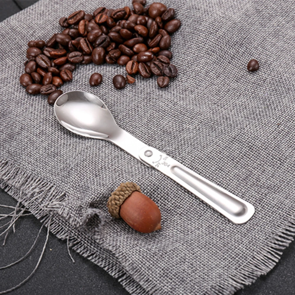 

5 pcs 304 Stainless Steel Folding Spoon Portable Creative Dishwasher Safe Mirror Polish Premium Dessert Coffee Stirring Soup