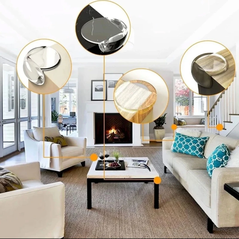 Children's anti-collision corner table with edge wrapping and protective cover, safety anti-collision home safety accessories