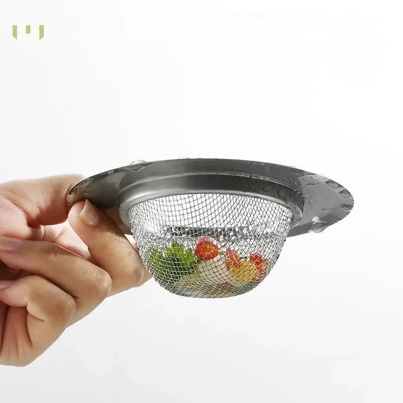 Kitchen Sink Strainer Stainless Steel Sink Funnel Anti Blocking Sink Dishwasher Basin Floor Drain Sewer Hair Strainer