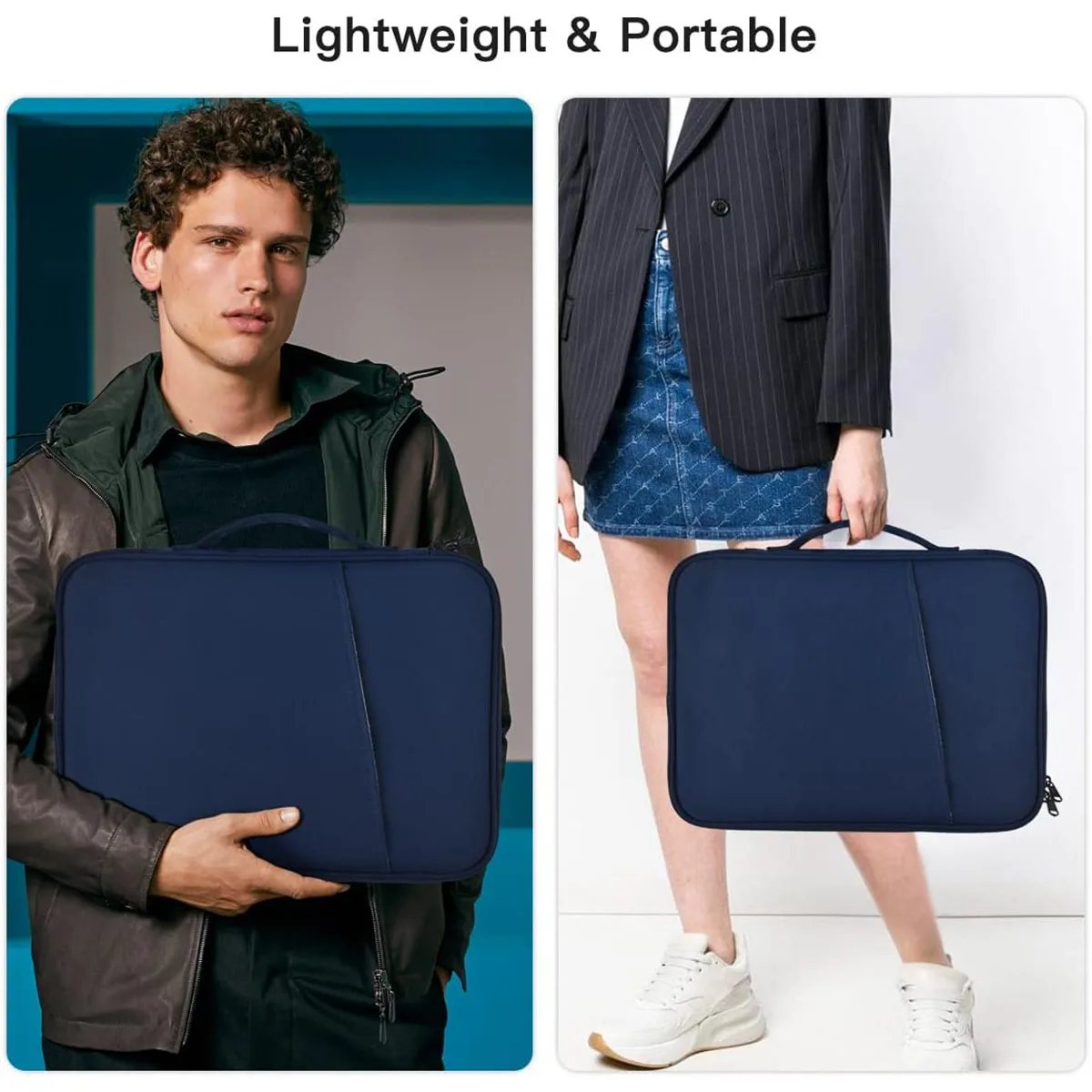 Bolsa para laptop com macbook air13 15 polegadas notebook macbook pro13 14 16 polegadas m1 m2 m3 m4 bolsa portátil com zíper à prova d'água