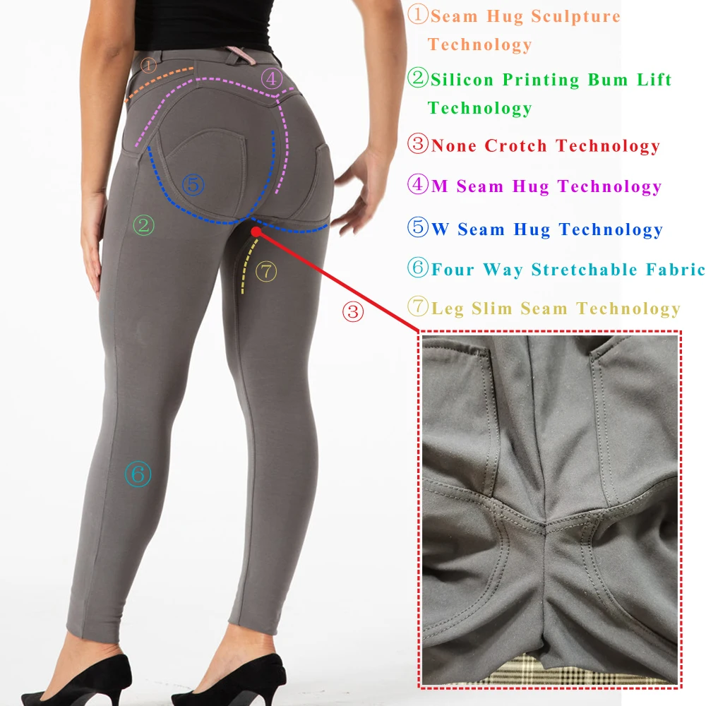 Shascullfites Melody Grey High Waist Zipper Fly Jeans Jeggings Butt Lift Jeans High Waist Stretch Jeans Blau Schwarz Grau Denim – Detail 35