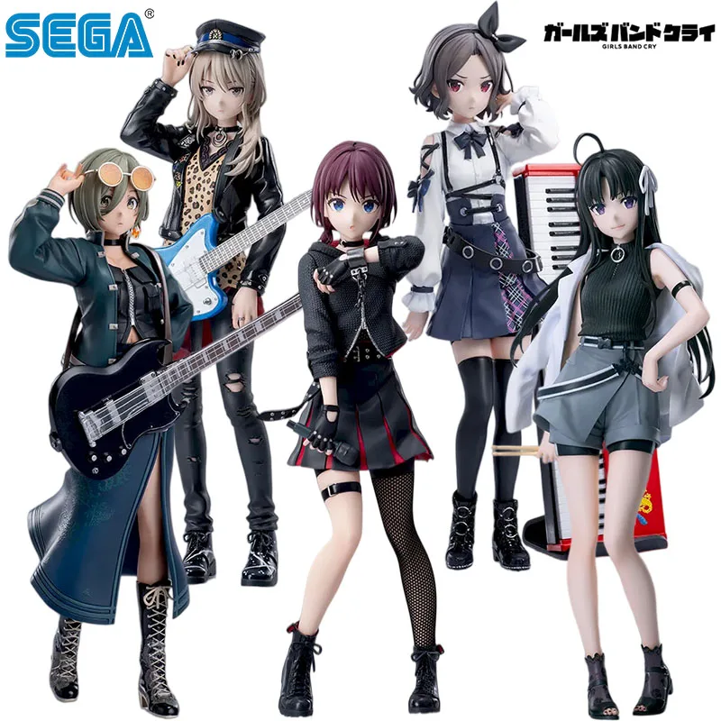 

In Stock SEGA Genuine XStellar GIRLS BAND CRY Anime Character for Christmas Gift Action Toys Collect Model Decorative Items