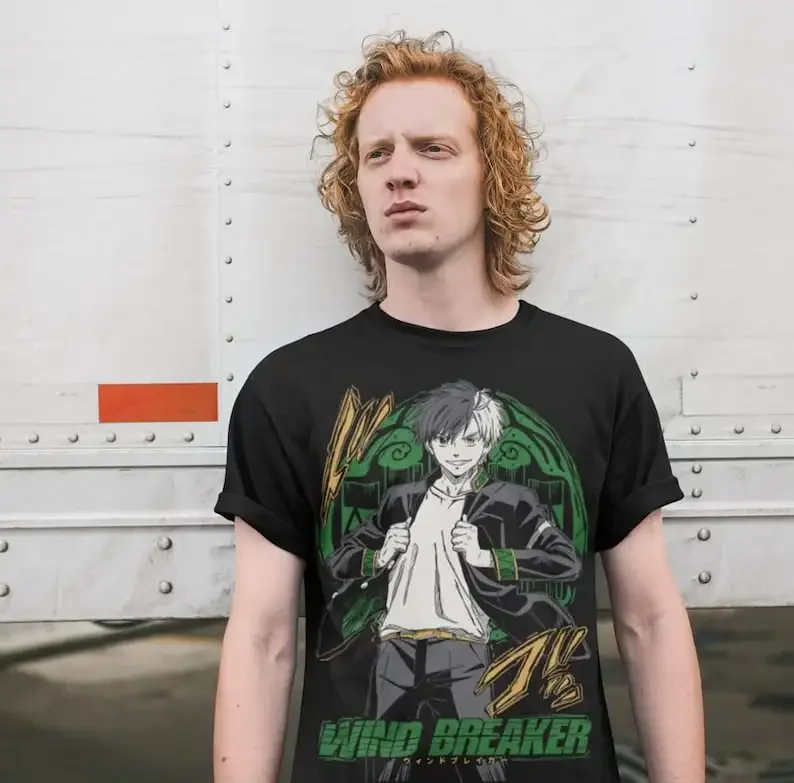 Anime Vintage Tee - Lovers' Unisex, Manga Graphic, Japanese Anime Choice