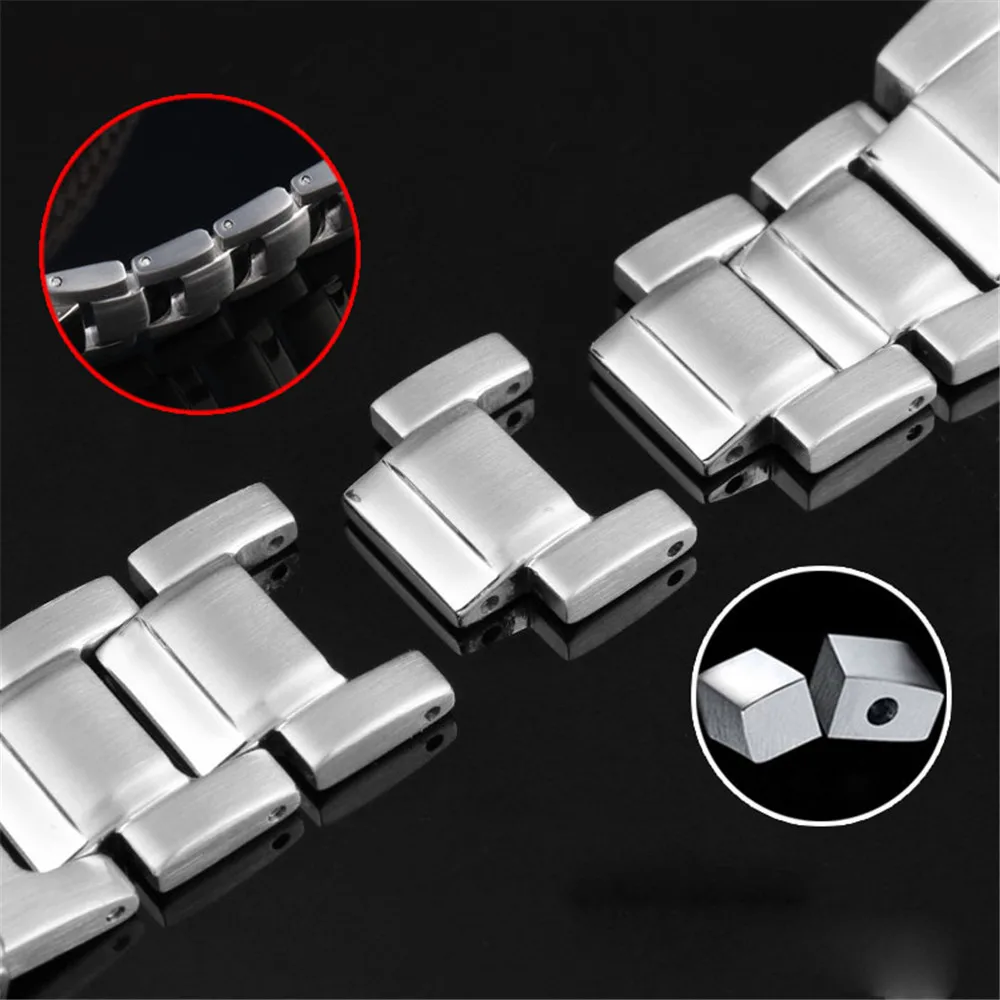 Stainless Steel Watch Band Strap For Casio MTG-B1000 Men Matte Metal black Solid Watchband Bracelet Accessories