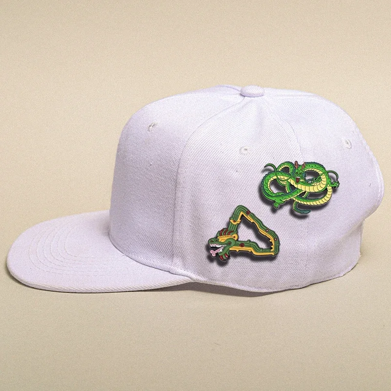 New Mexican Anime Movies Dragon Metal Hat Clip Pin Enamel Pins Cartoon Backpack Baseball Cap Golf Cap Clip Badge Jewelry Gift