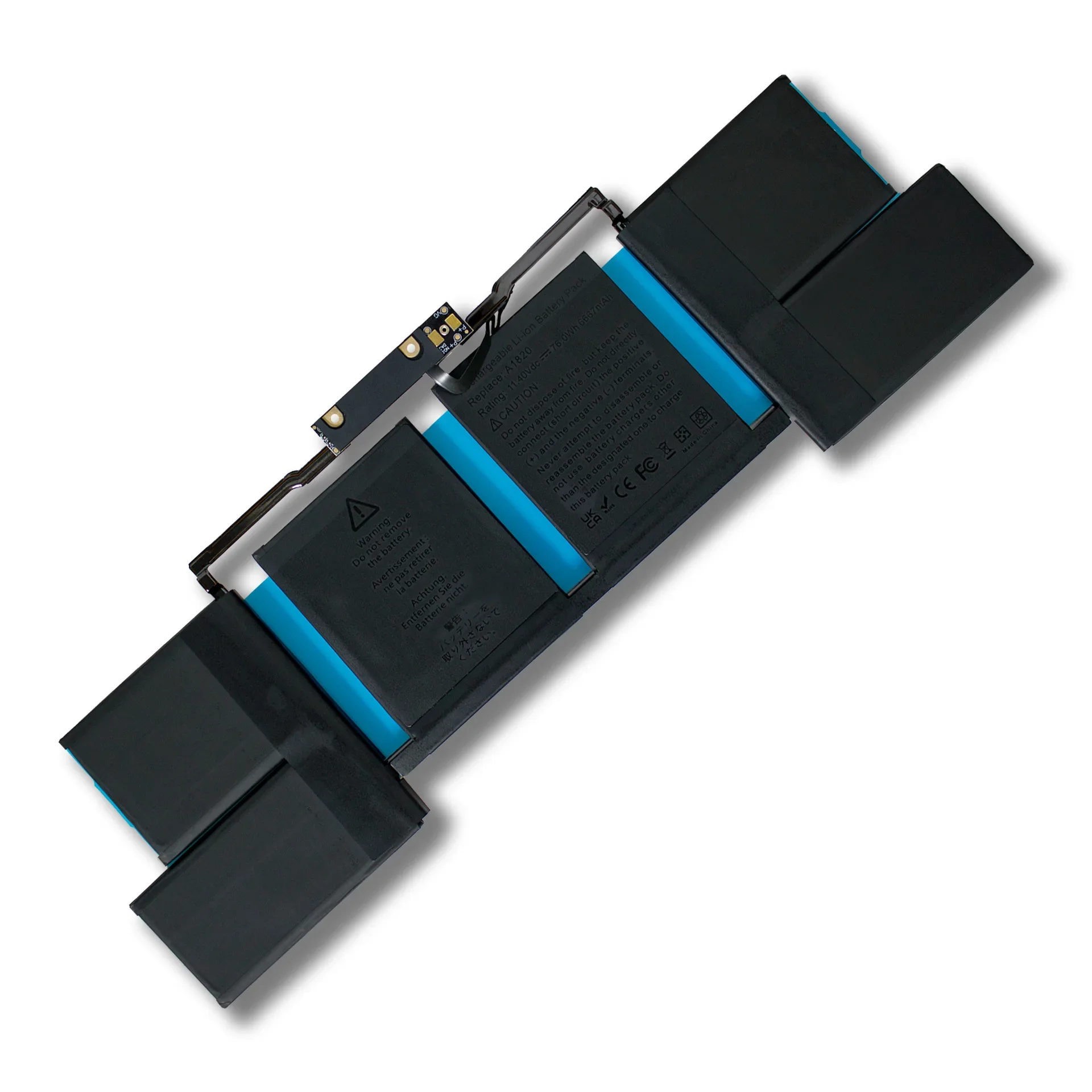 New A1707 A1820 Battery for MacBook Pro 15 Inch 2016 2017 Touch Bar Version Model A1707 EMC 3162 3072 7.6V 6500MAH