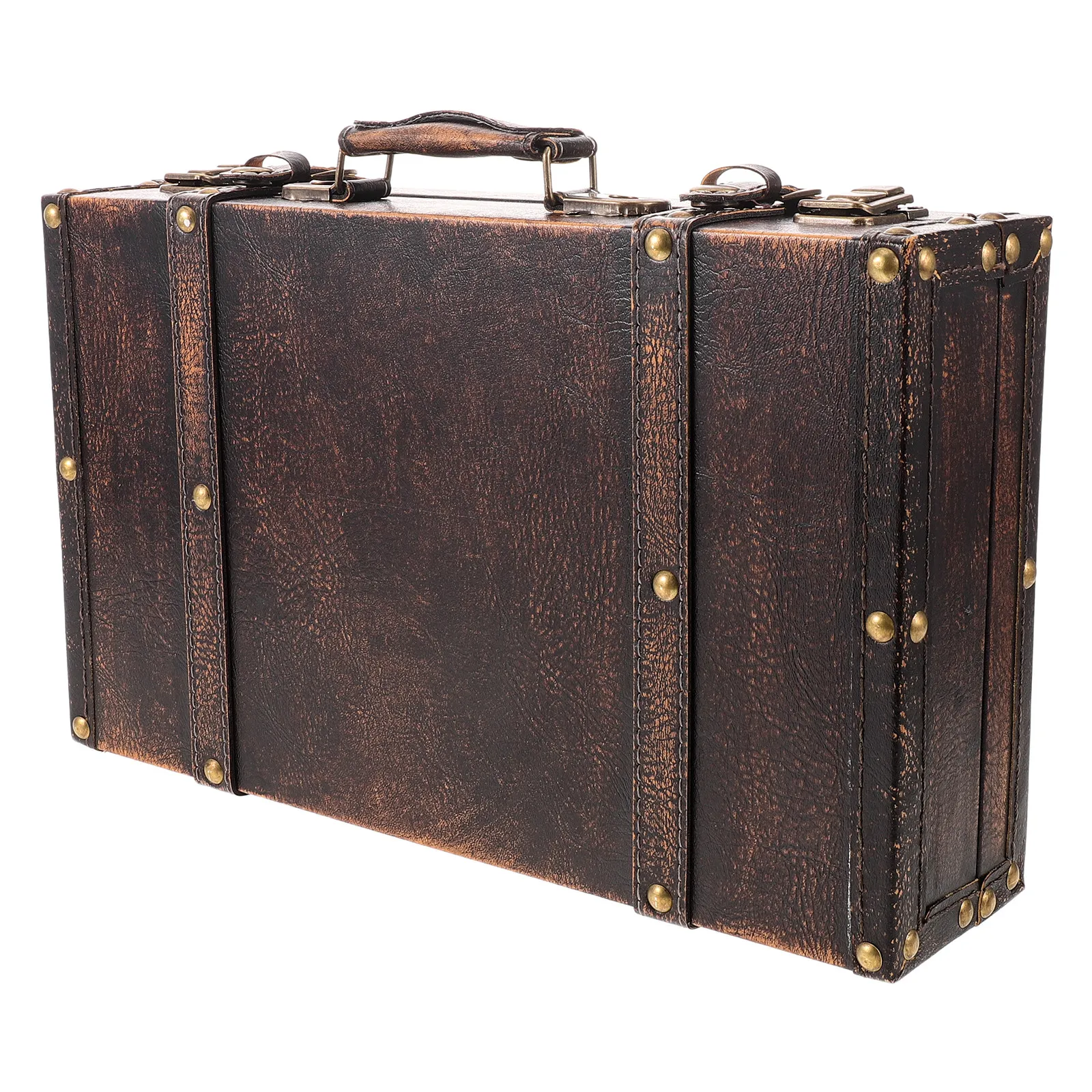Retro Vintage Trunk Suitcase - Vintage koffer foto-rekwisiet houten opbergkist retro