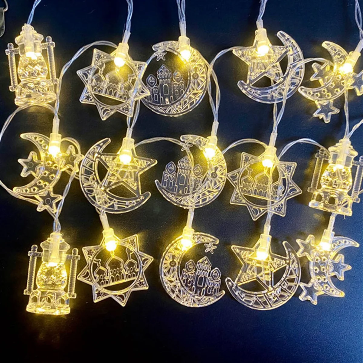 1.5M 10-LED Eid Mubarak String Lights