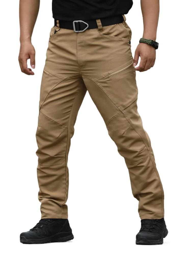 Men's Anti-scratch Tactical Pants Elasticity Hiking Trousers Men Waterproof Hunting Fishing Camping Pants Wear-resistant