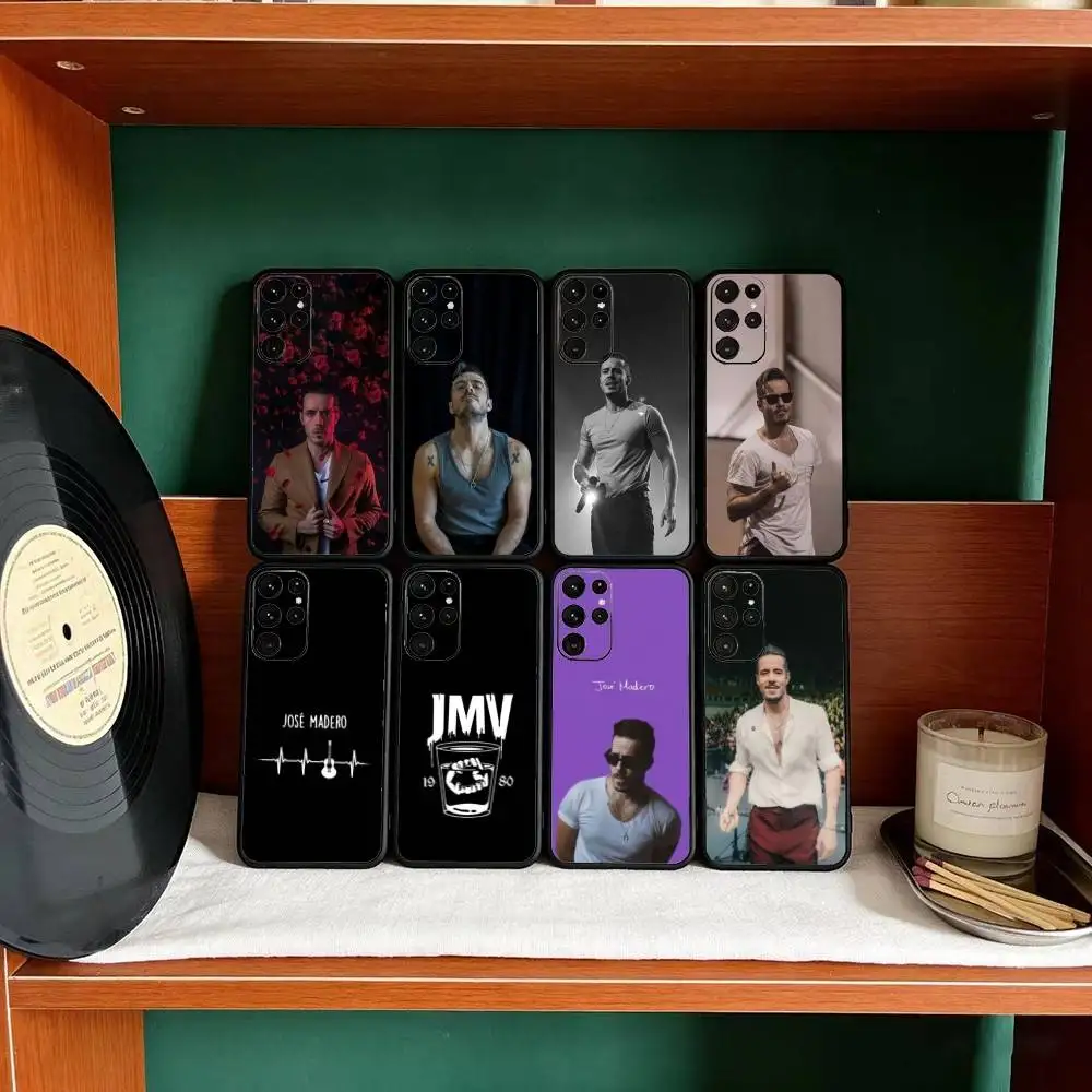 

J-Jose M-Madero Phone Case For Samsung S25,S24,S21,S22,S23,S30,Ultra,S20,Plus,Fe,Lite Black Shell