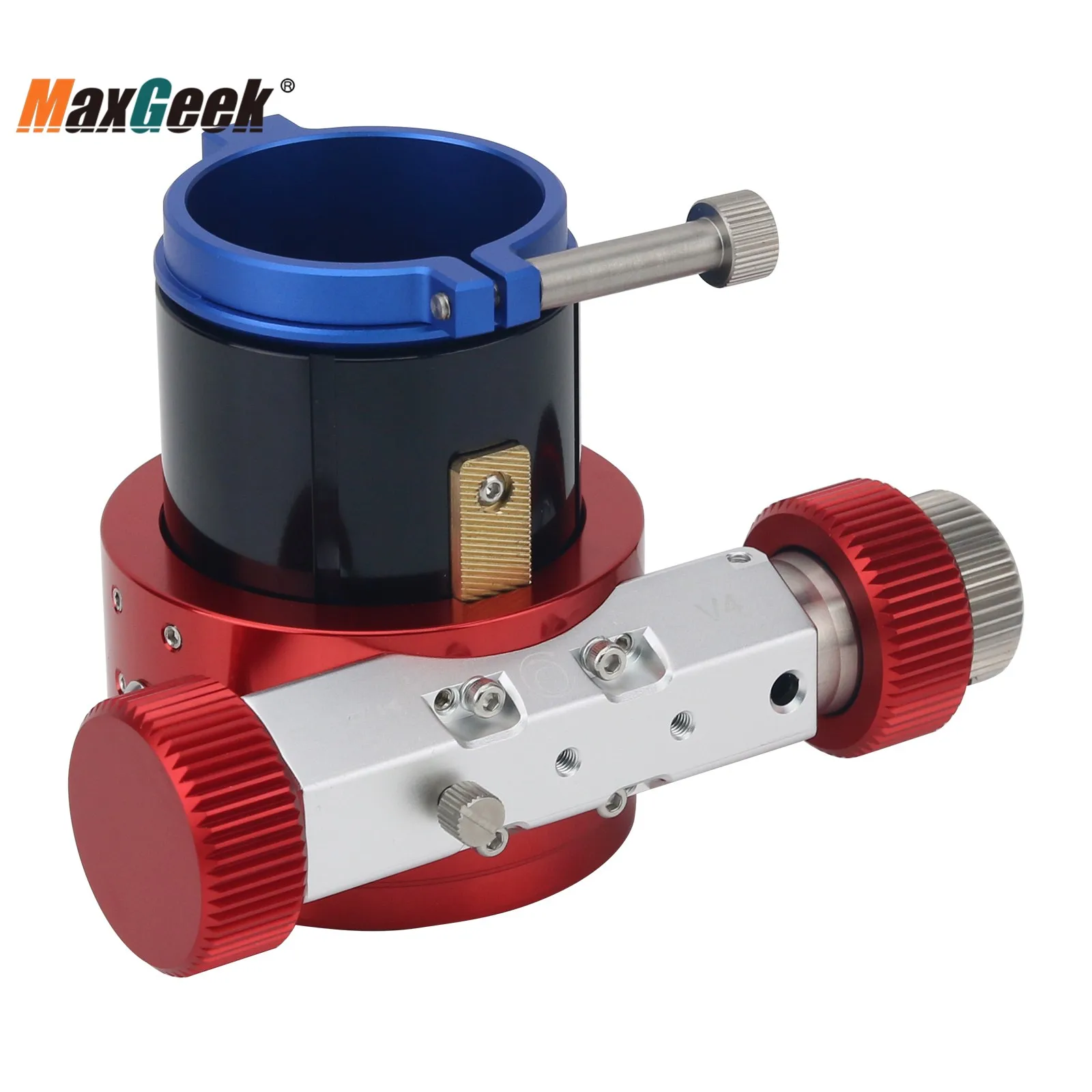 New CYCK 16-Bearing 55.5mm Travel Telescope Focuser with Convex/Round Adapter for Sky-Watcher 150 DOB Newtonian Reflectors
