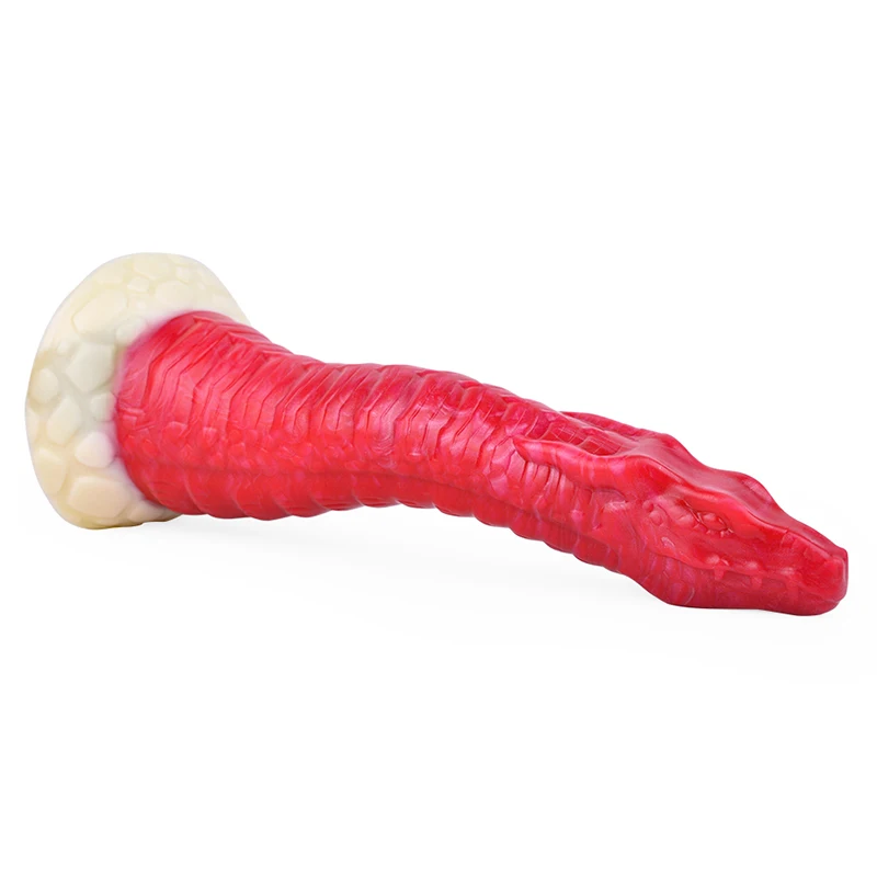 Gode dragon incurvé doux pour femme, tête de monstre, pénis Él, fausse bite, masturbateur jaune, jouets sexuels pour vagin, prostate anal, 25x6.2cm