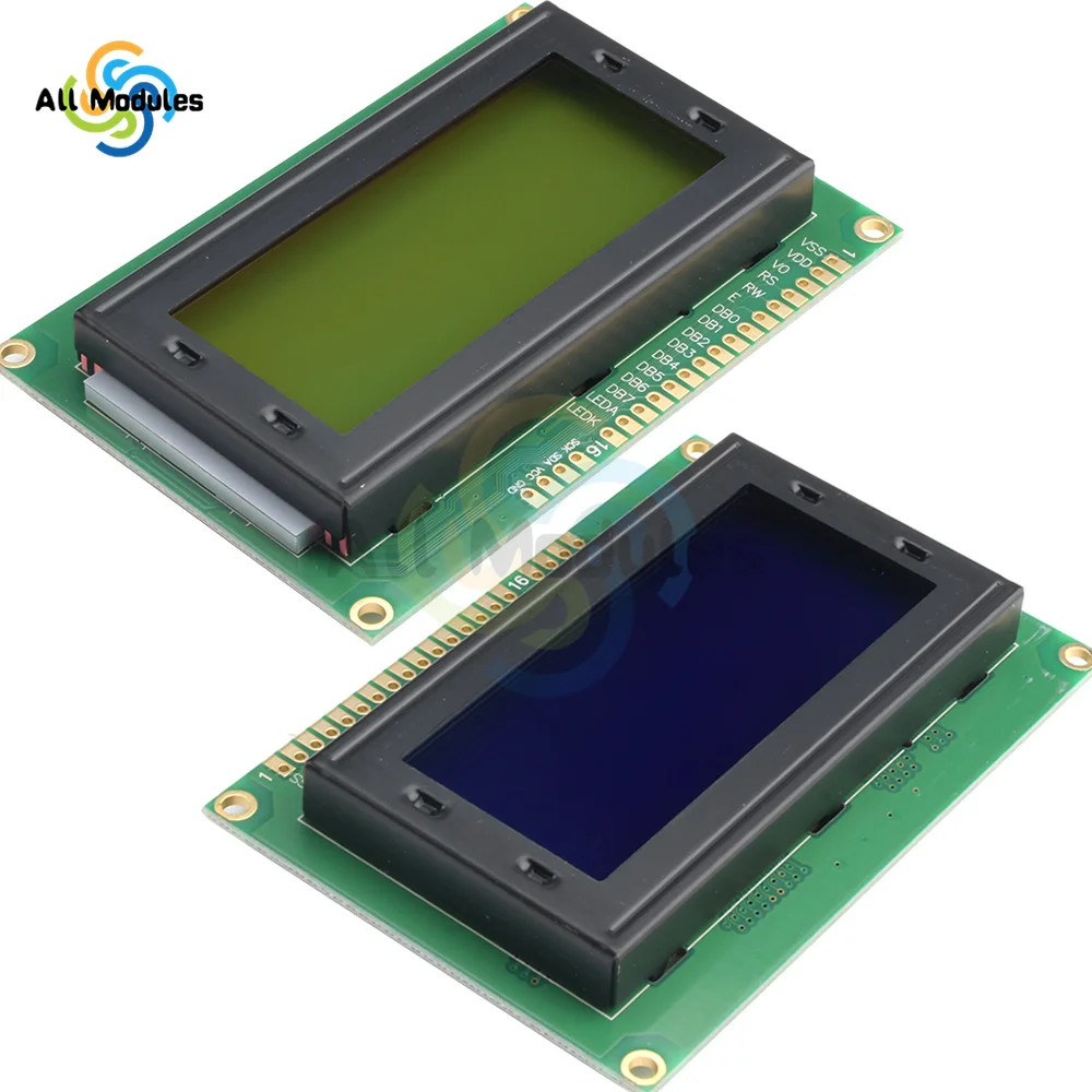 

1604LCD Module 16X4 Character LCD Display Module LCM Blue/Yellow Blacklight for Arduino 5V