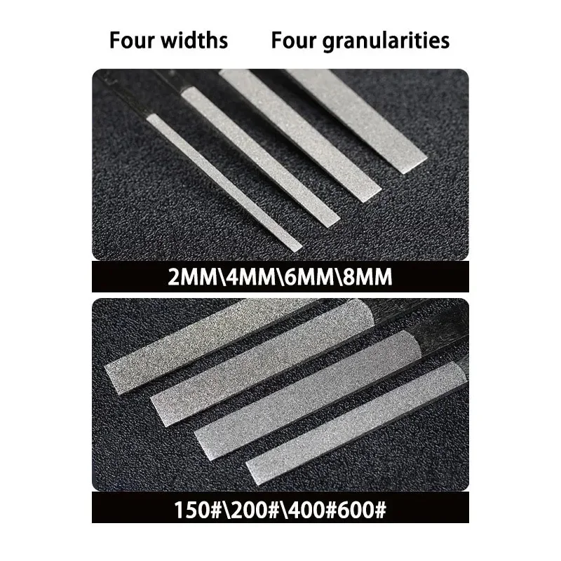 최고의 CF-400 다이아몬드 파일 세트, BF-90 다이아몬드 합금 Lat 연마 파일 MTP-120, 다이아몬드 테이퍼 파일 PTF-10 핸드 파일 Gri150 ~ 400