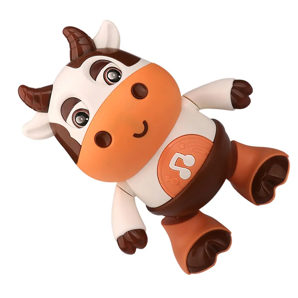 

Electric Calf Musical Swinging Playing Crawling Learning Walking Calf Electric Animal Early Teaching Recognition Gift