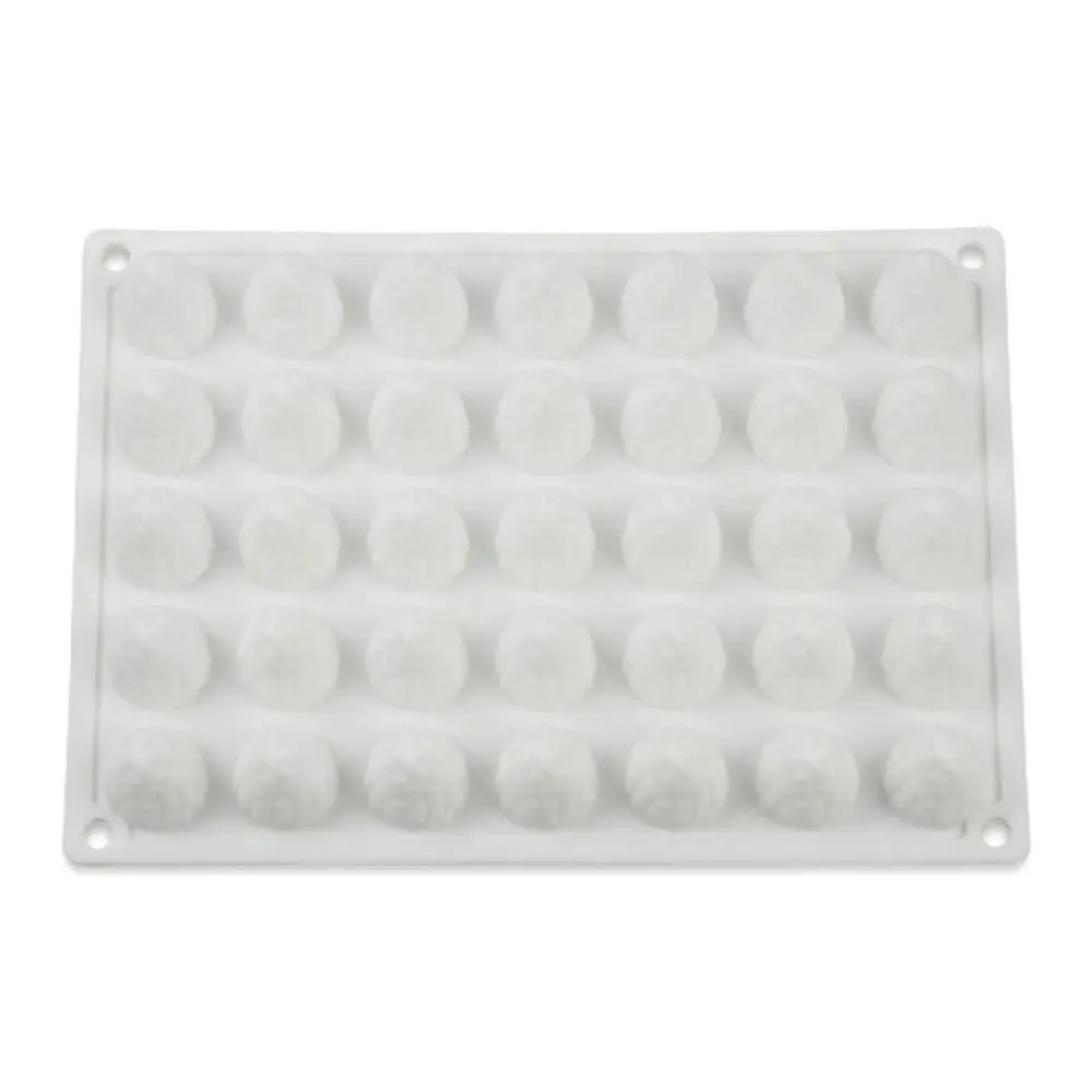 New 35-Cavity Silicone Mold Raspberry Non-Stick Mousse Cake Mold Reusable Easy Release Chocolate Dessert Mold Kitchen