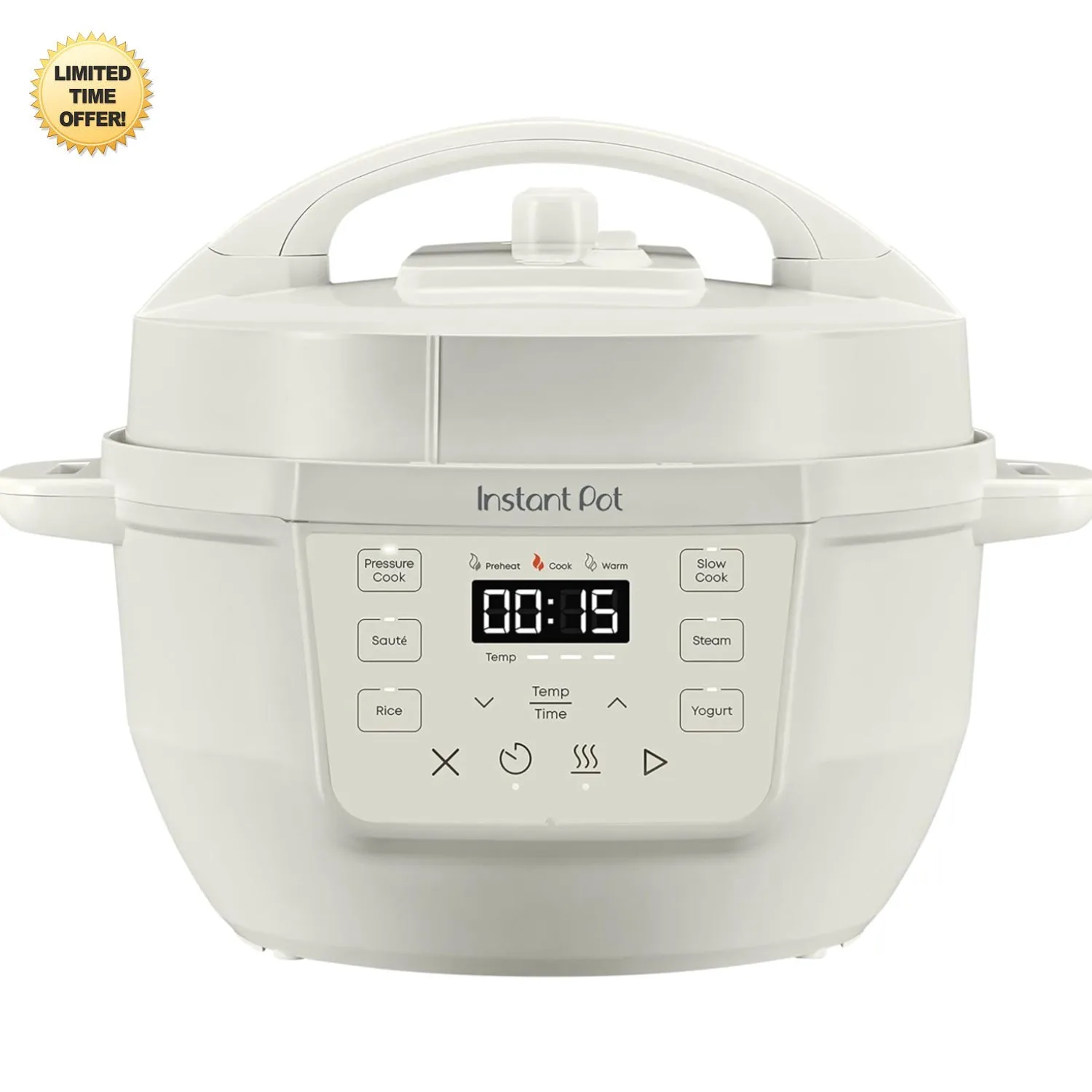

4QT Mini 7-in-1 Multi-Cooker Pressure Sauté Rice Yogurt Warmer