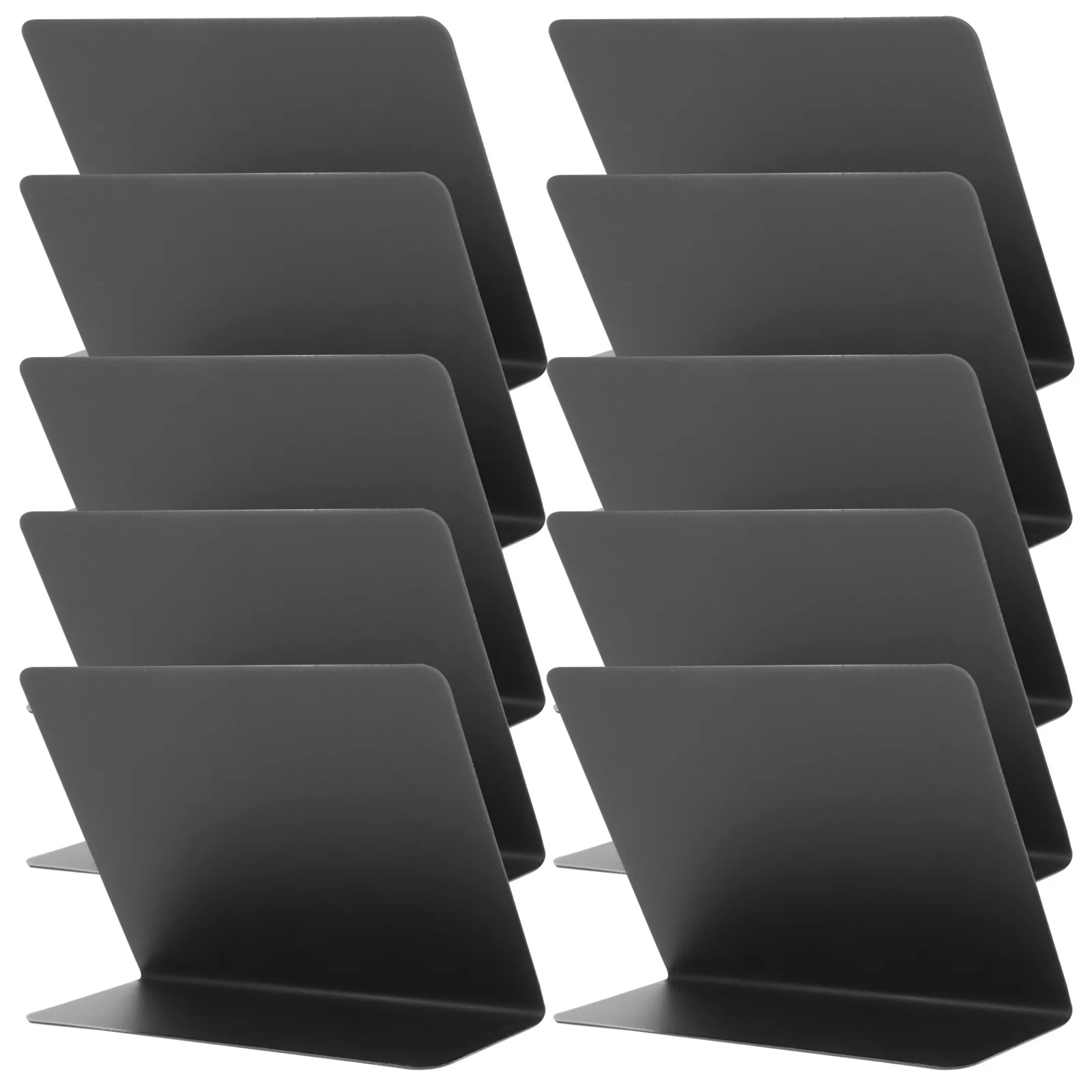 10 قطعة علامات السبورة الاكريليك الصغيرة سطح المكتب قابلة لإعادة الاستخدام قابل للمسح لوحات الرسائل للمقهى مطعم ديكور غرفة مكتب المنزل #4