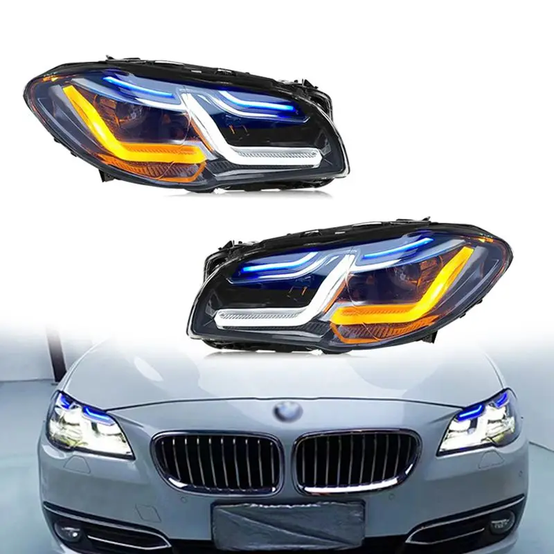 

LED Headlights For BMW F10 5 Series 2011-2017 F18 520i 525i 530 Head Lamp Car Styling DRL Signal Projector Lens Auto Accessories
