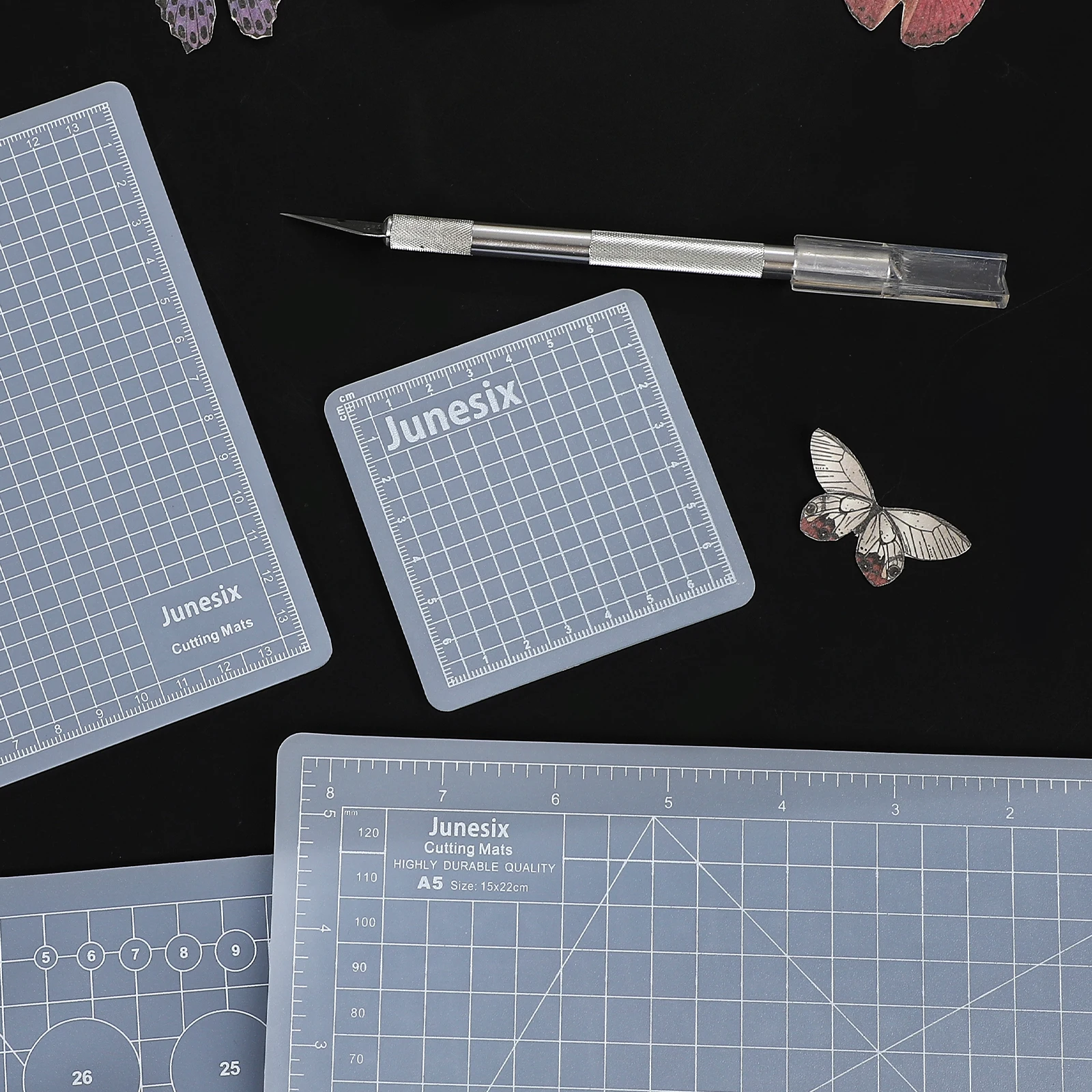 Translucent Mini Model Cutting Pad Creative DIY Journal Material Multipurpose Engraving Edition Paper Cutting Rail Cutting