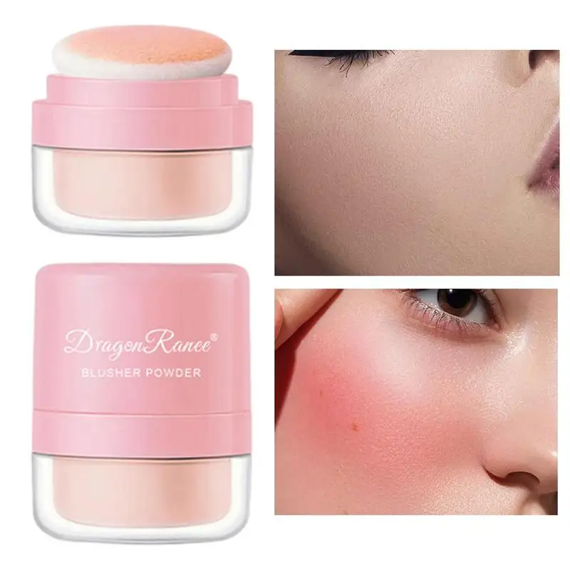 Kussen Blost Paddestoel Shimmer Blusher Voor Natuurlijke Gezicht Glow Langdurige Make-Up Poeder Sterk Gepigmenteerde Blos Make-Up Voor