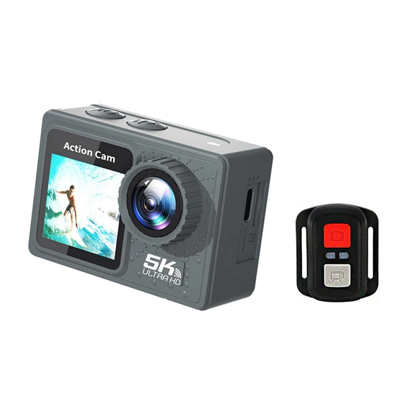 

Action Camera Waterproof Action Camera Action Outdoor Camera Anti-Shake 170°A+ Grade High Resolution Wide Angle Lens