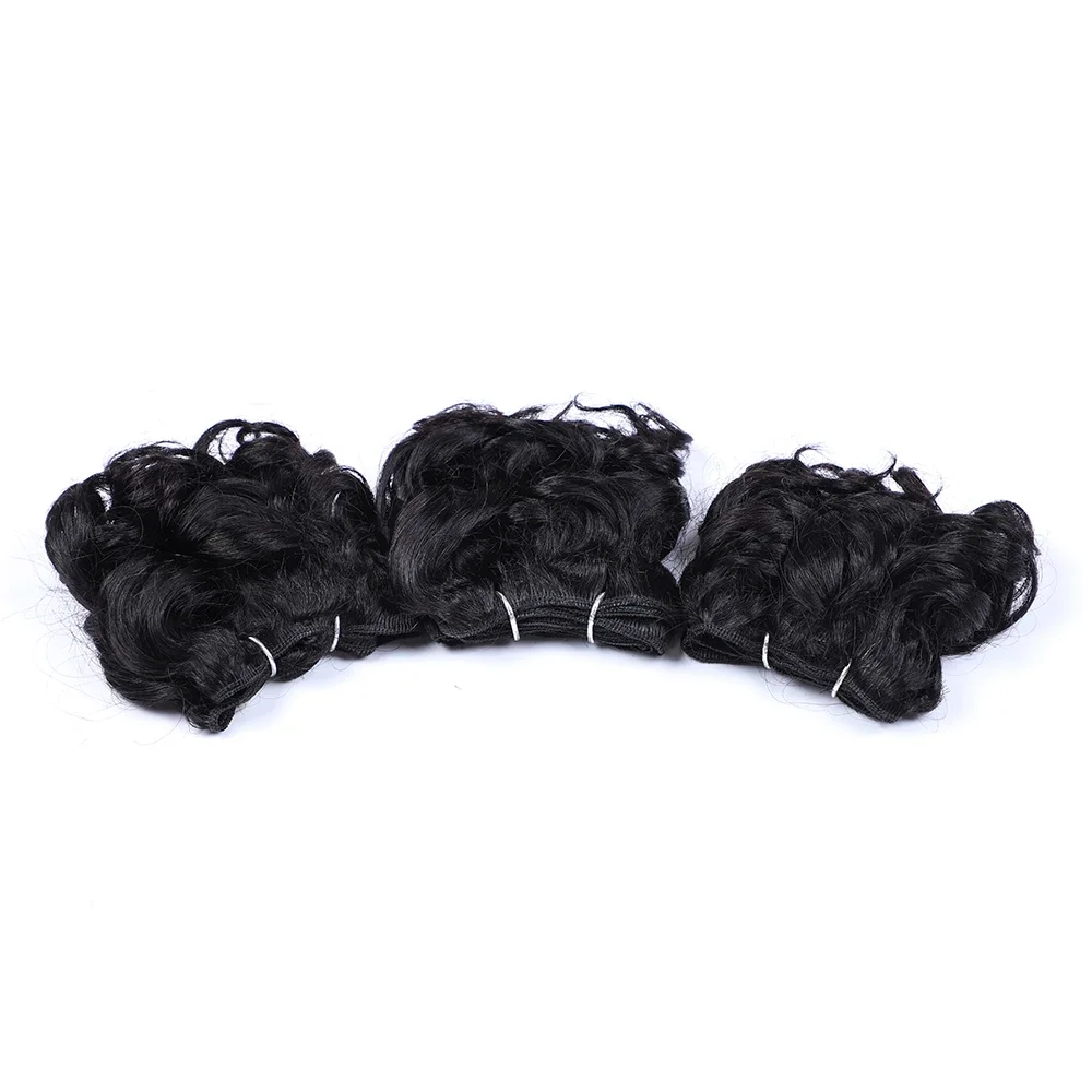 Brazilian Jerry Curly Human Hair Bundles Romance Curl Highlight Human Hair Weave Bundles Natural Remy Hair Extension