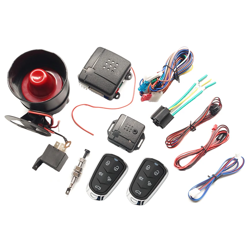 hot selling  Reliable Multi-functional universal Car Alarm Car Immobilizer Anti Theft Burglar Alarm Security System Alarm