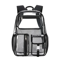 Transparent backpack for boys girls Large capacity Tpu waterproof school backpacks college book Primary Schoolbags