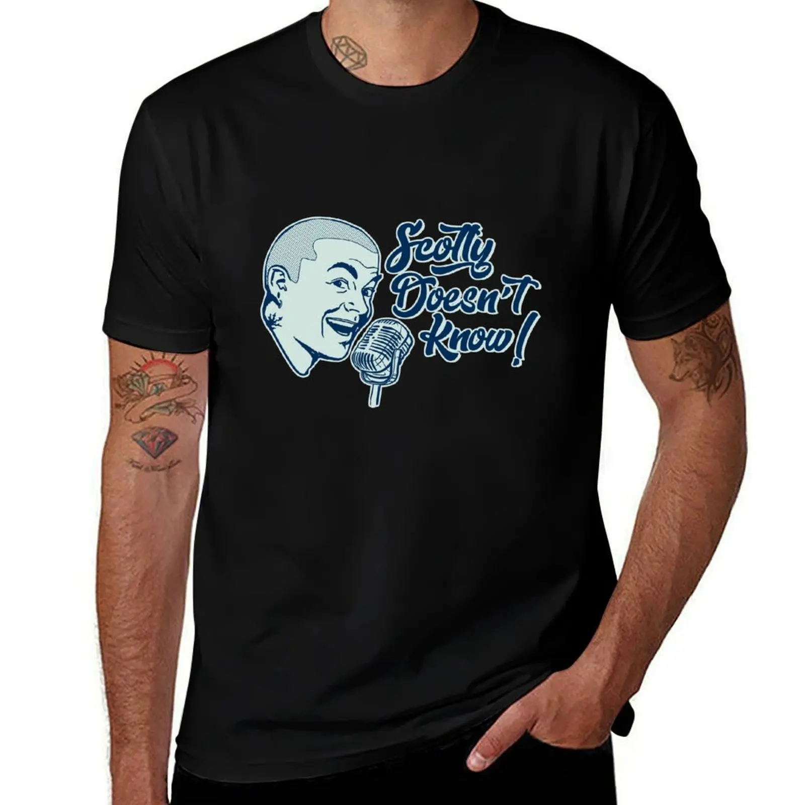

Scotty Doesn't Know T-Shirt anime tshirt cotton tshirt 100% T-Shirt