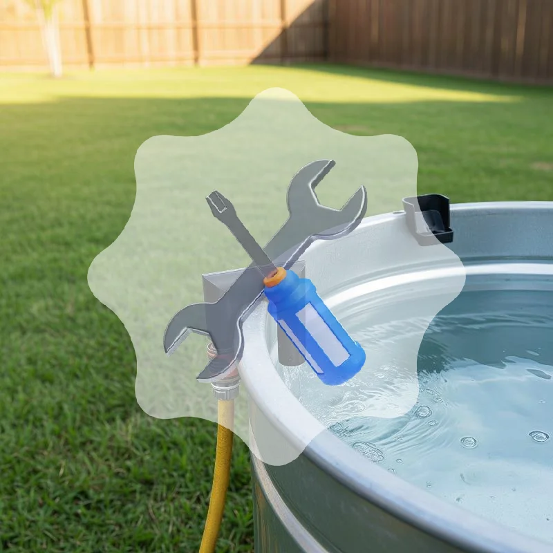 Durable Garden Hose Hook Easy Water Tank Filling No Handheld Anti-Slip Design Patio Watering Tool Garden Accessories