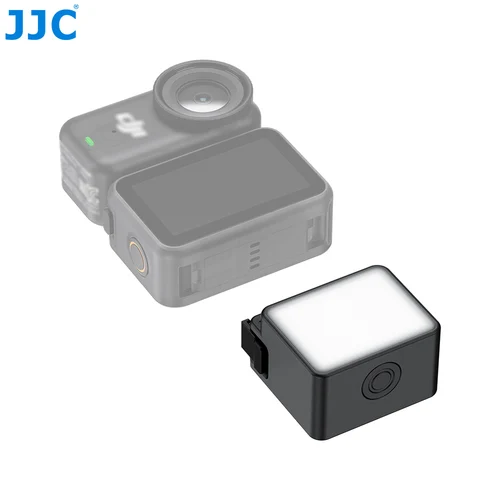 Imagen 2 del producto Luz de relleno LED JJC para DJI Osmo Nano DJI Osmo Action 6 Mini luz de vídeo magnética para Selfie Vlog con batería de 500mAh IPX5 resistente al agua