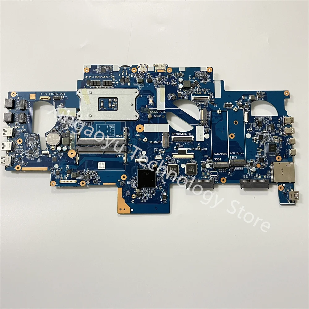 Original FOR CLEVO P870TM P870TM1 P870TM-G Notebook Motherboard 6-77-P870TM00-D01 6-71-P87F0-D01 100% Tested OK