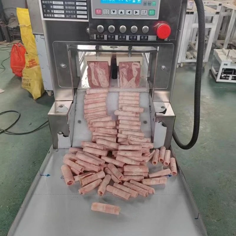 Commercial automatic frozen meat slicing machine, meat slicing machine numerical control cutting machine