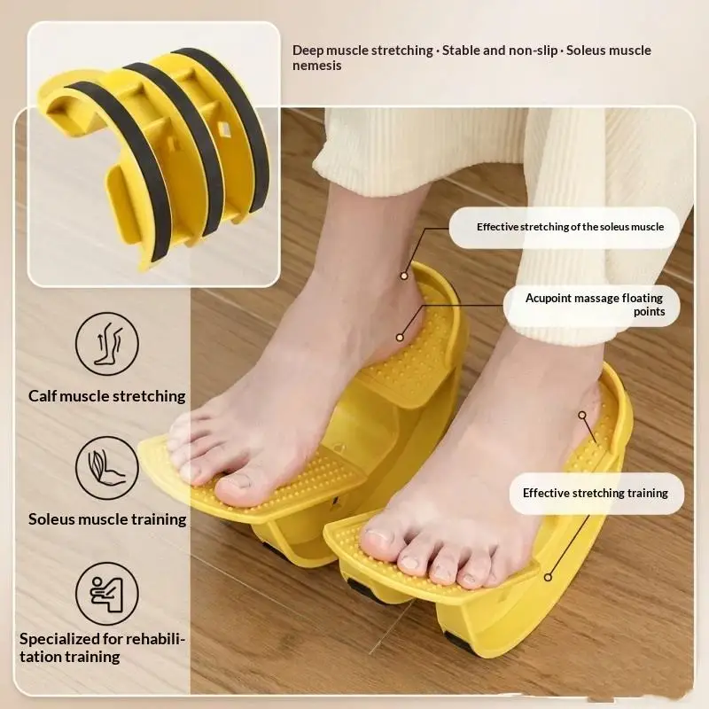Calf Foot Stretch Tool Durable PP Construction Non Slip Portable Improve Tendon Flexibility for Travel Home Gym Training view 2