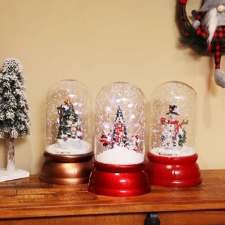 

Christmas Decorations Creative Snow Lights Music Cylinder Pendulum Lights Christmas Gifts