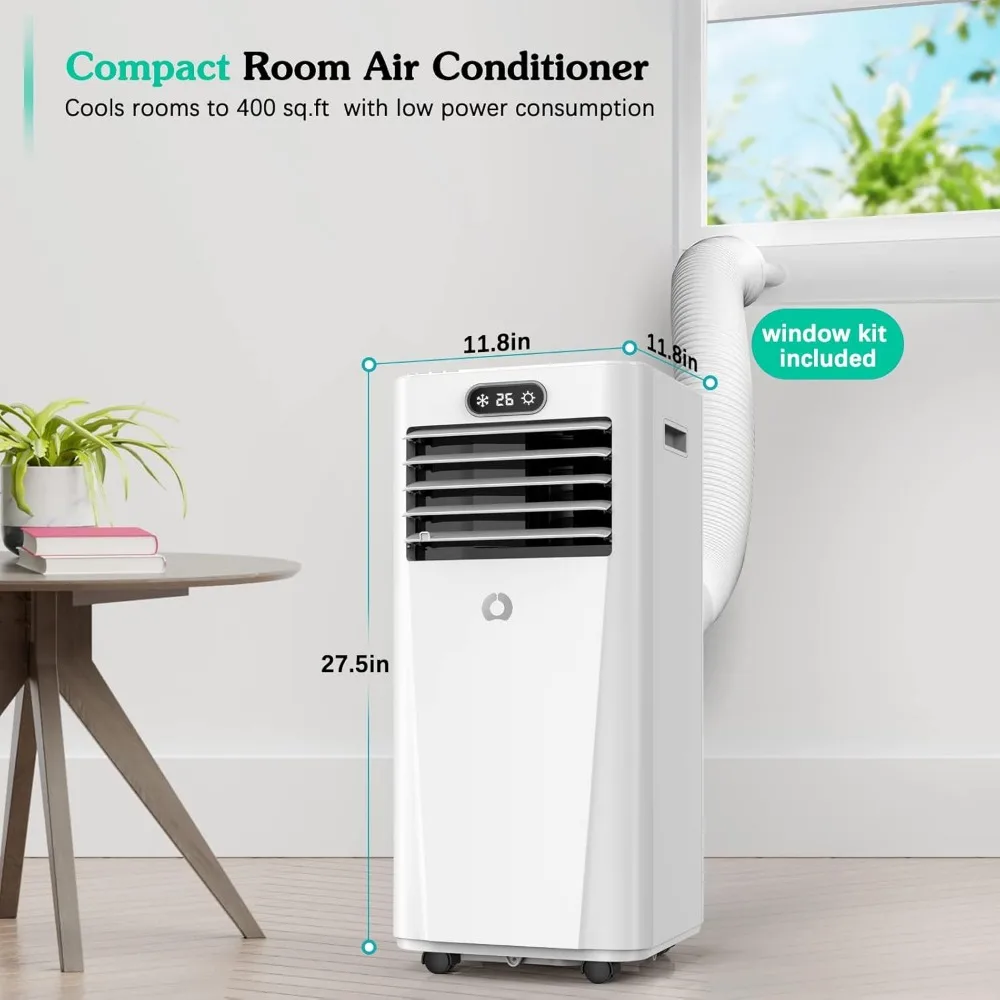 Portable Air Conditioners, Dehumidifier,  10,000 BTU, 3 in 1, Dehumidifier/Fan & Window Kit Included, Portable Air Conditioner